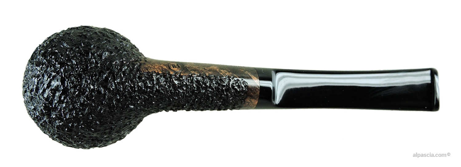 Ser Jacopo R1 Pipe - Bottom view of the shank displaying authentic Ser Jacopo R1 maker stamps