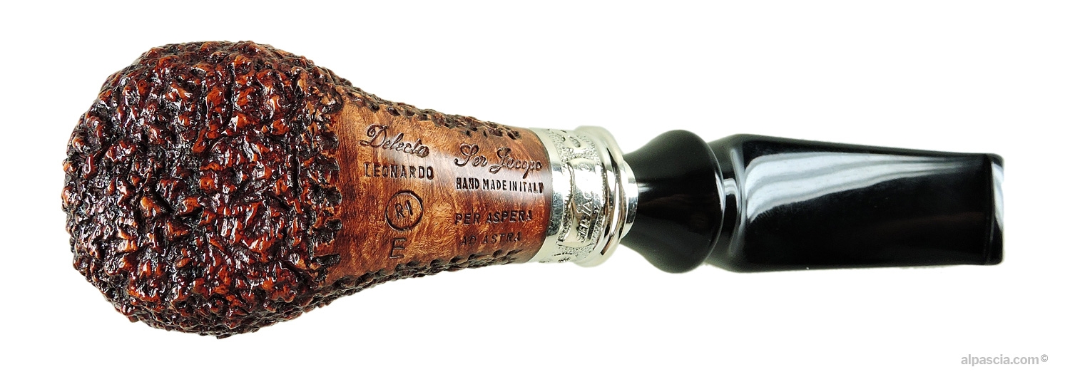 Ser Jacopo Delecta Leonardo E Pipe - Bottom view displaying authentic Ser Jacopo Delecta and Leonardo E stamps