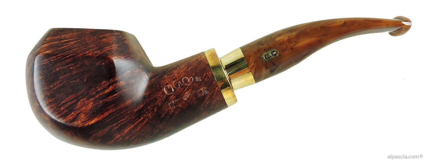 Pipa Chacom Skipper 995 - Profilo curvo Panel liscio con sfumature calde e bocchino ambrato venato