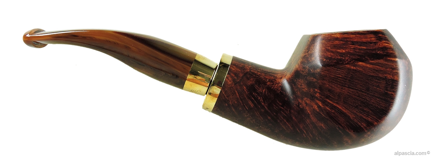 Pipa Chacom Skipper 995 - Vista destra che mostra i pannelli piatti levigati e la curvatura del cannello