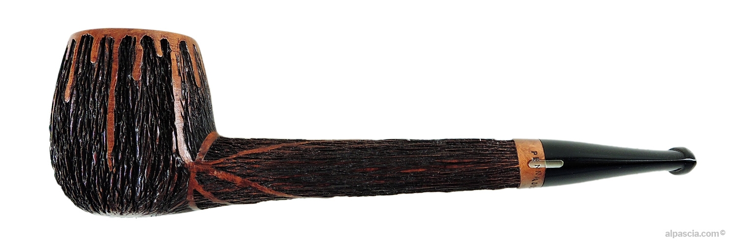 Amorelli Penna di San Michele **** Pipe - Straight Canadian profile with hand-carved feather finish