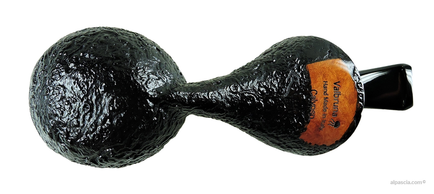 Valbruna 1 Medusa Calypso Pipe - Bottom view displaying authentic Valbruna 1 Medusa Calypso hallmarks