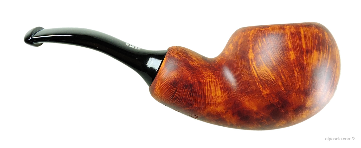 Chacom Reverse Calabash 691 Pipe - Right side view highlighting the rich smooth briar finish