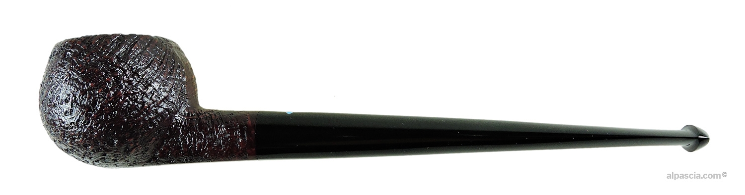 Sasieni 4 Dot Walnut Pipe - Sandblasted Prince profile in warm walnut finish with acrylic stem