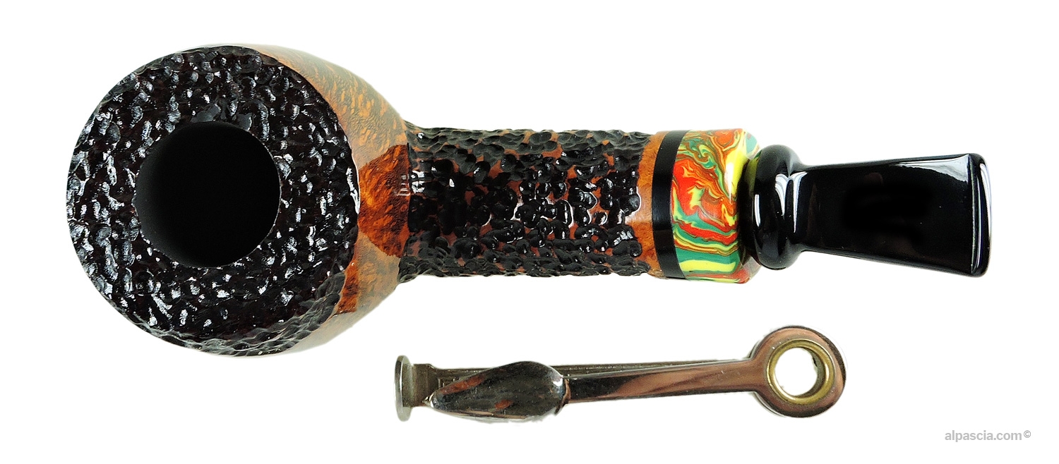 Peder Jeppesen Ida 4 Pipe - Top view looking down at the rim top and tobacco chamber