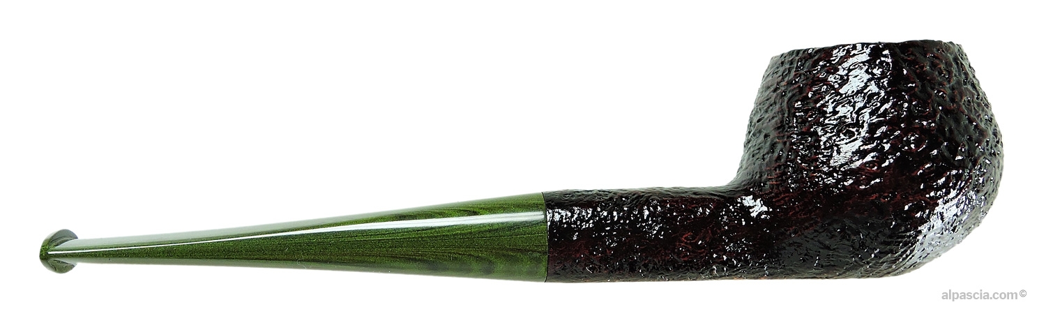 Ashton Brindle XX Pipe - Right side view highlighting deep 3D ring grain sandblasted texture