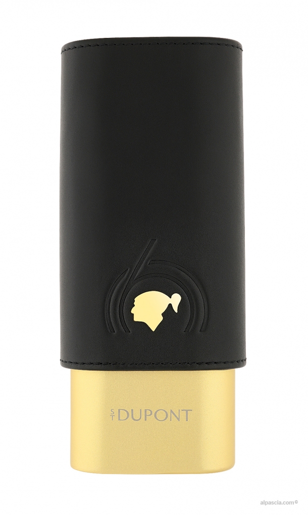 S.T. Dupont custodia in pelle due sigari Cohiba 60 nero 183472