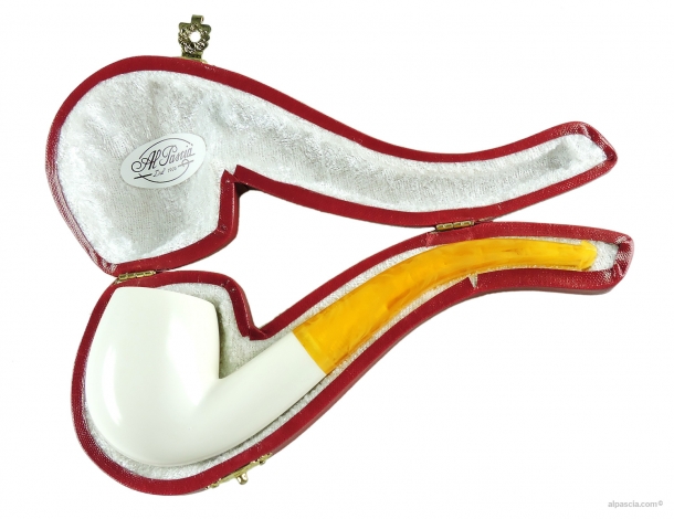 Smooth Meerschaum Bent Egg Pipe