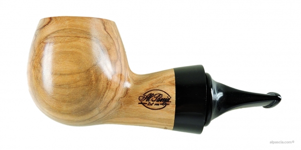 Pipa Al Pascià Curvy Olive Wood 02 Reverse Calabash
