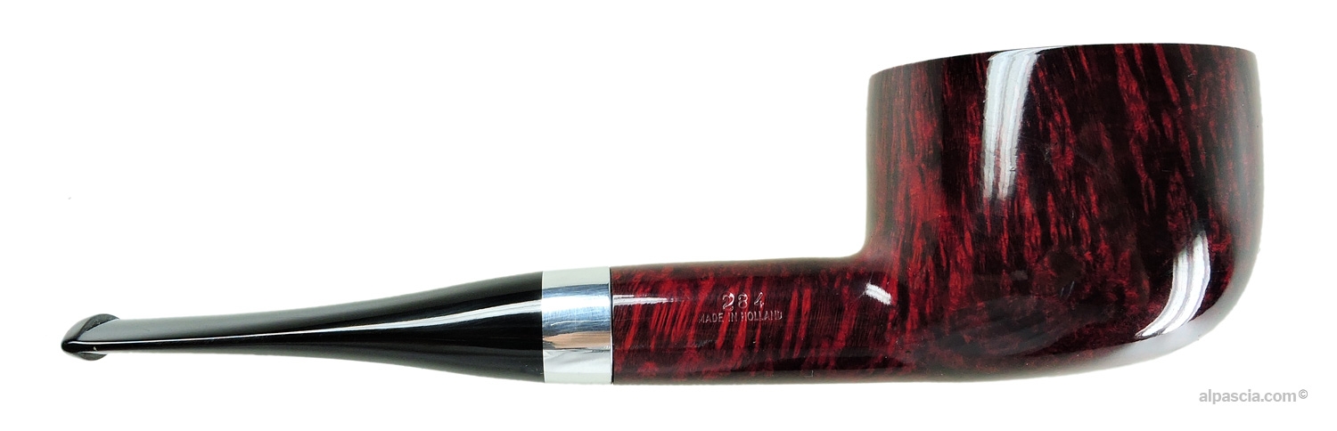 Big Ben Giant 2 Tone Red 284 XL Pipe - Right side view highlighting rich red contrast stain and broad bowl