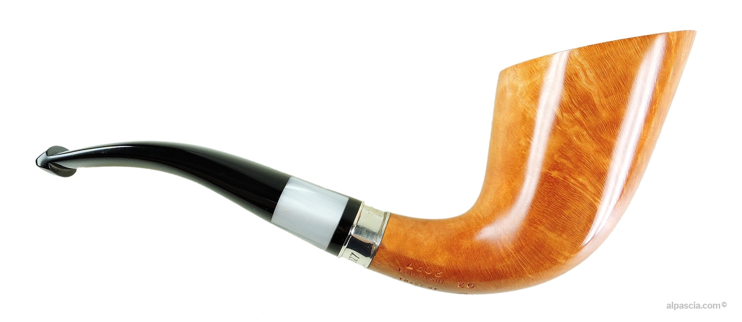 Pipa Ser Jacopo L2 Historica 2027 N. 02 - Vista destra che risalta la fiammatura naturale e la forma a corno