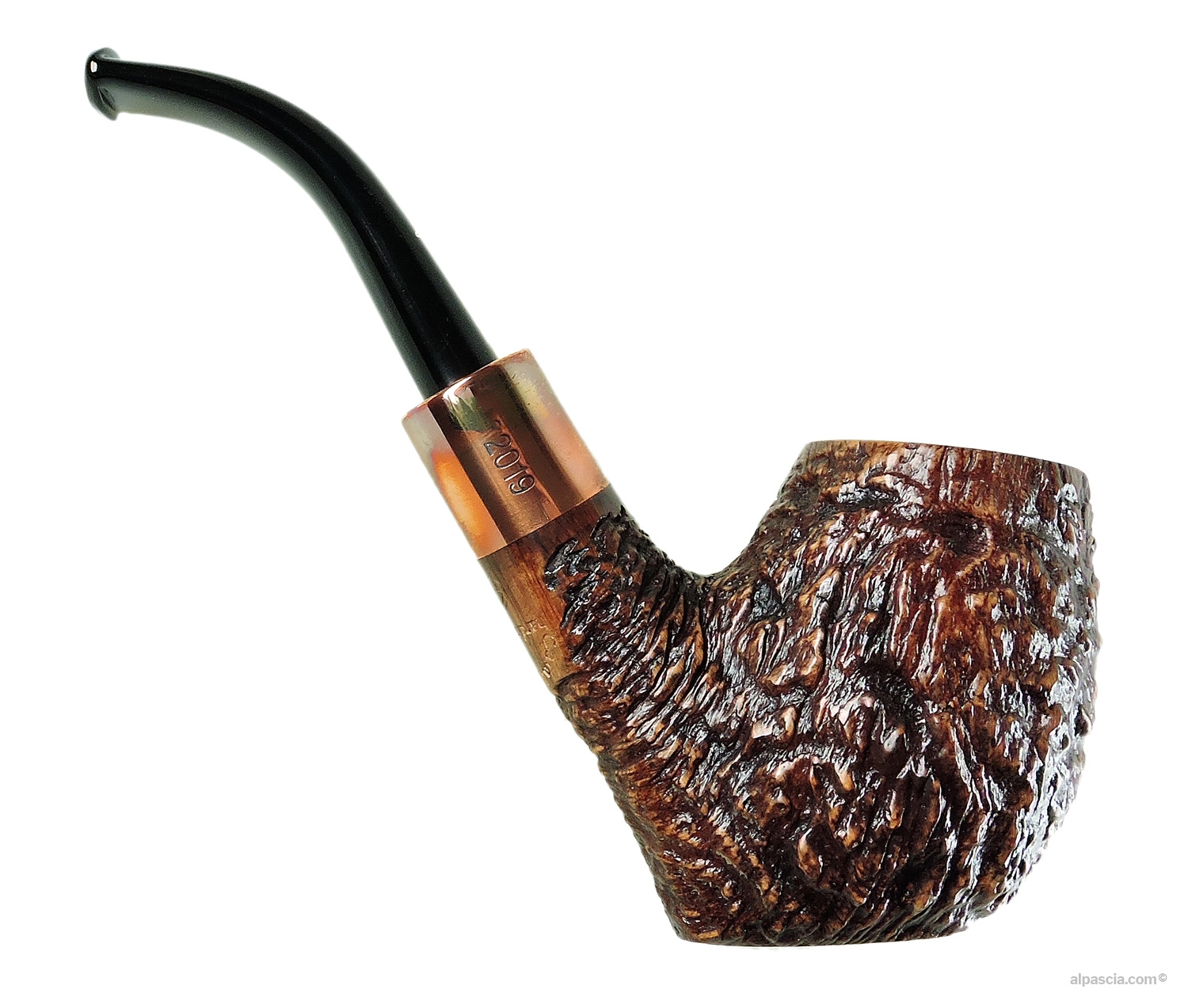 Pipa Caminetto Event 2019 Skin - Vista destra che risalta la finitura tattile Skin e la base piatta Stand-Up