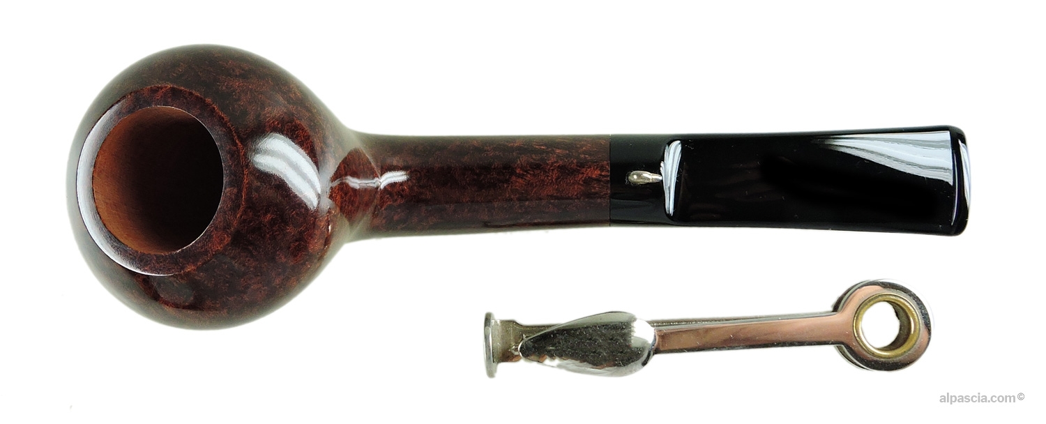 LAnatra 2 Eggs Pipe - Top-down view looking into the clean smooth rim and open tobacco chamber