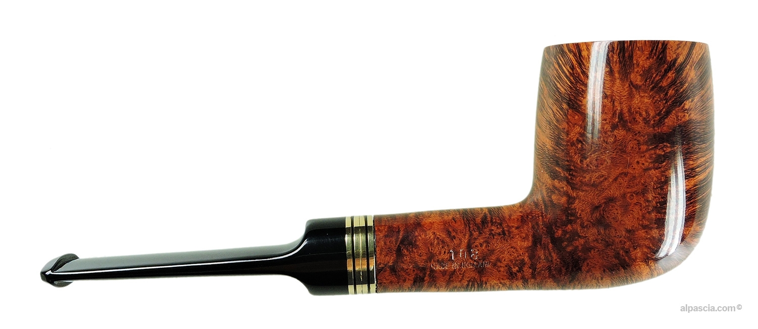 Big Ben Golden Root 108 Tan 9mm Filter Pipe - Right side view highlighting warm tan finish and natural briar grain