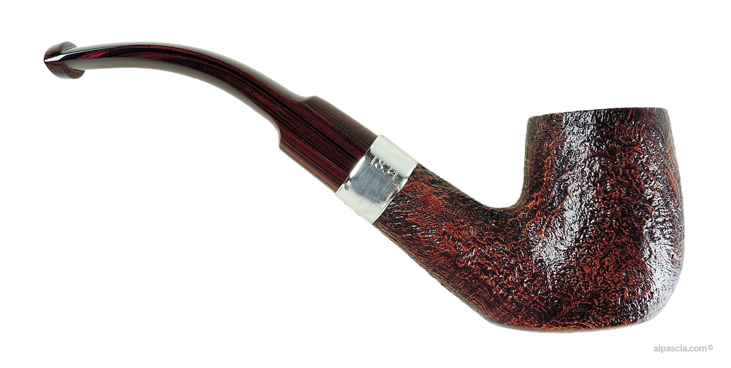 Dunhill William Morris Cumberland Pipe No. 14/26 - Right side view highlighting rich cumberland sandblast texture