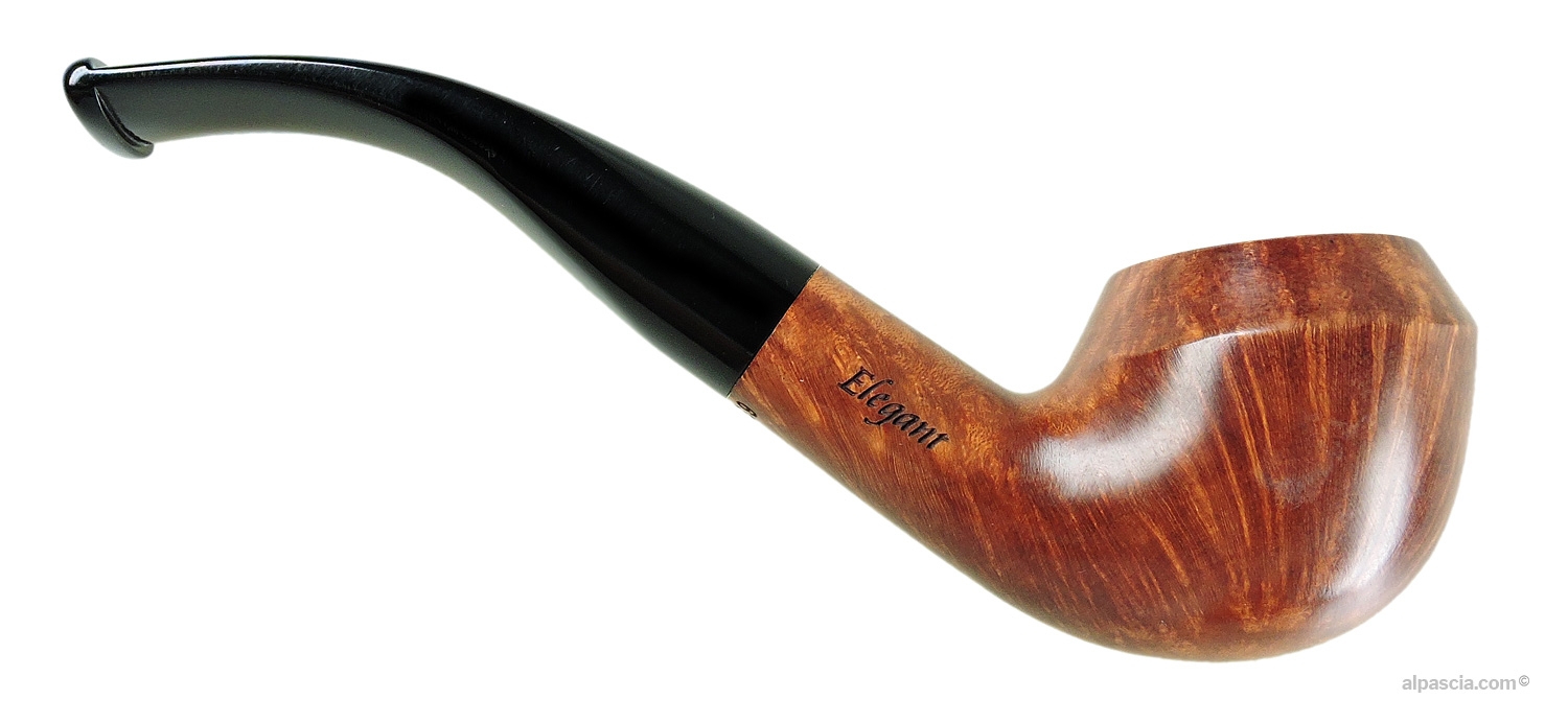 Pipa Talamona Elegant Virginia 636 - Vista destra che risalta la finitura liscia e le venature della radica