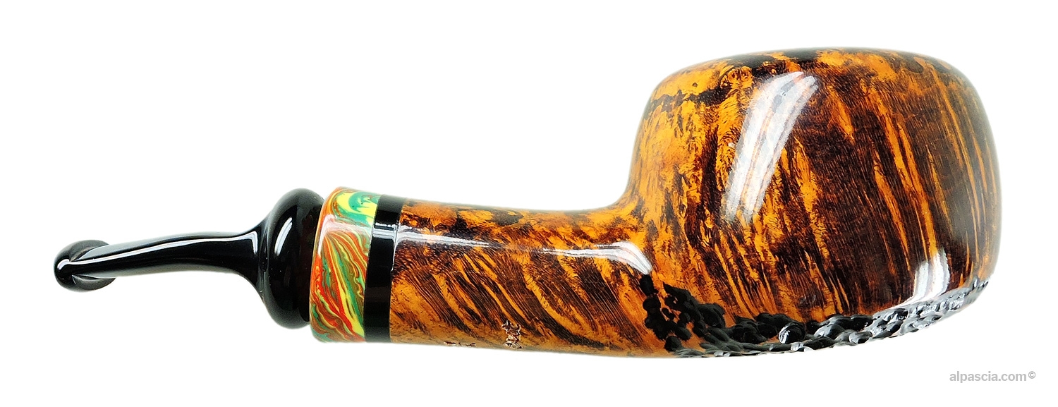 Peder Jeppesen Ida 3 Chubby Pipe - Right side view highlighting compact proportions and rustic texture contrast