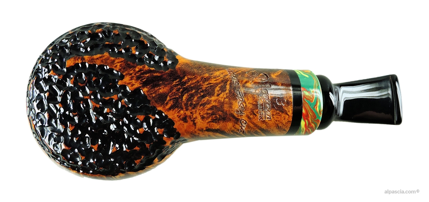 Peder Jeppesen Ida 3 Chubby Pipe - Bottom view displaying sturdy shank and official Peder Jeppesen Ida 3 stampings