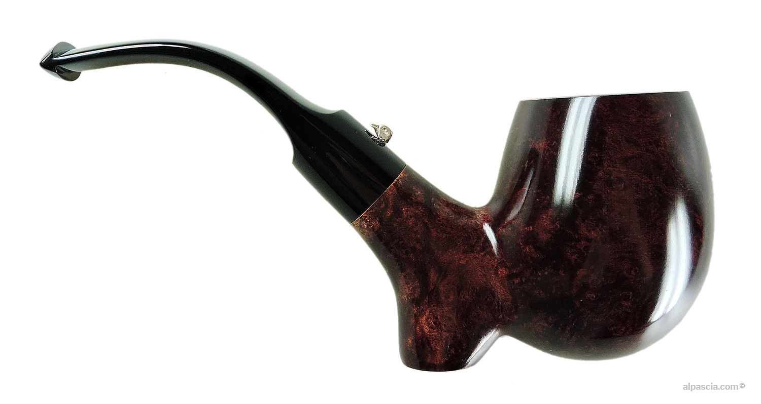 L'Anatra 1 Egg Freehand Pipe - Right side view highlighting rich natural briar grain and organic lines