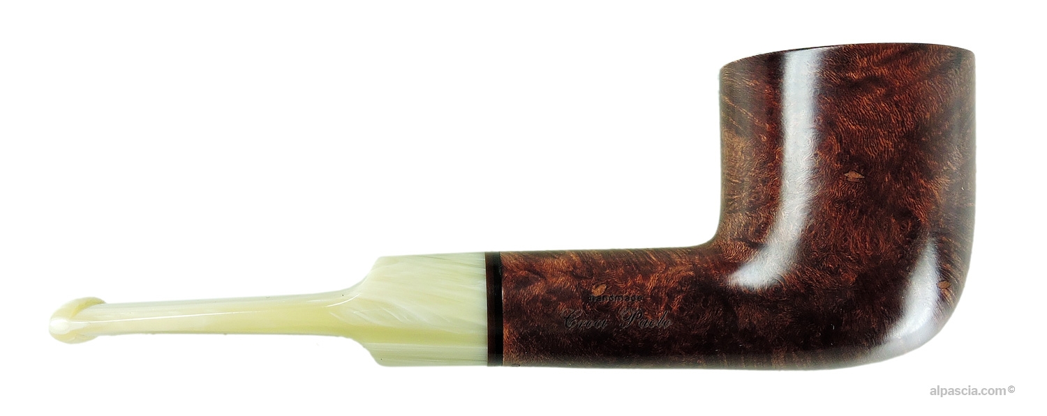 Pipa Talamona Revolution Onyx Pot - Vista destra che risalta le venature della radica e il fornello capiente