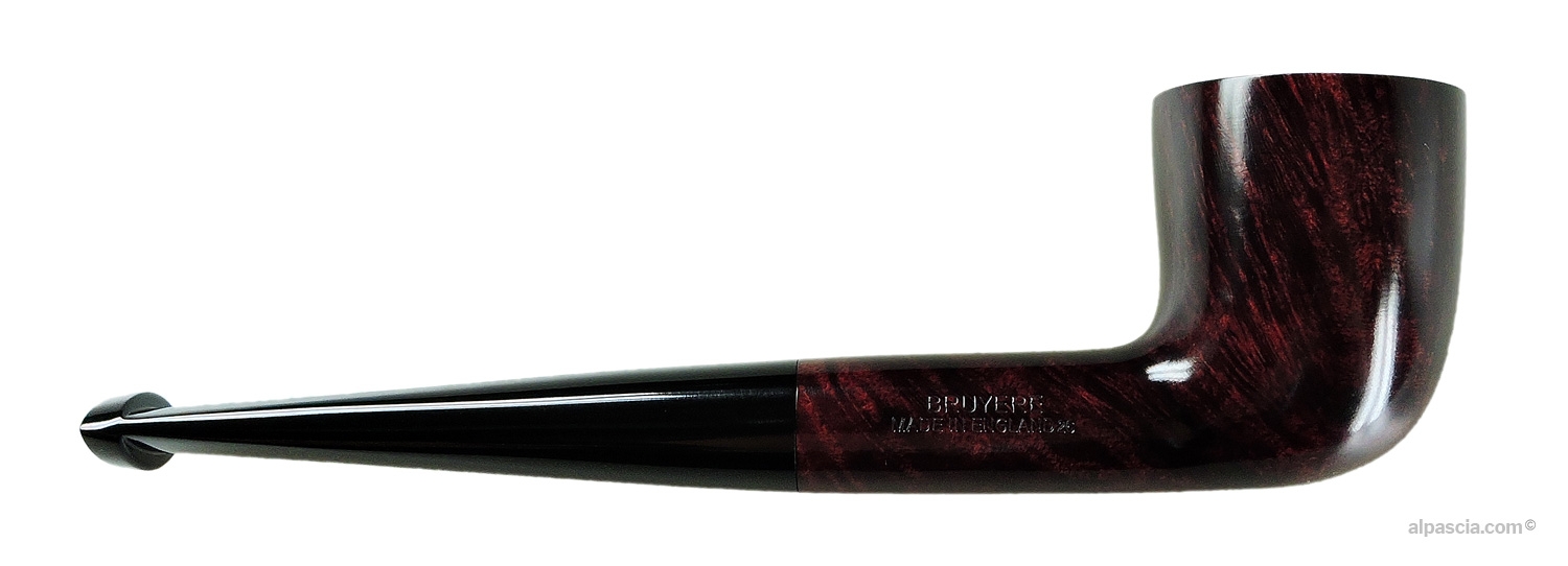 Dunhill Bruyere 2105 Pipe - Right side view highlighting flared conical bowl and fine Bruyere grain pattern