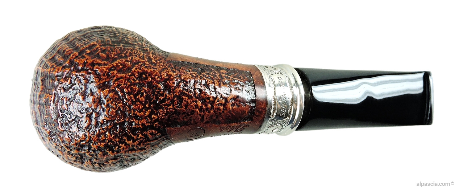 Ser Jacopo Delecta S2 C Pipe - Bottom view displaying square shank lines and official Delecta S2 stampings