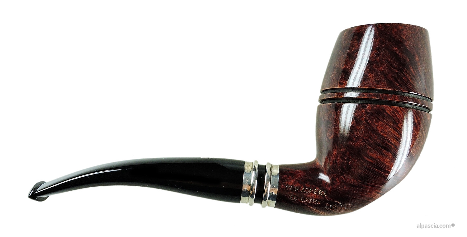 Ser Jacopo Imago L1 B Pipe - Right side view highlighting organic freehand lines and natural briar grain
