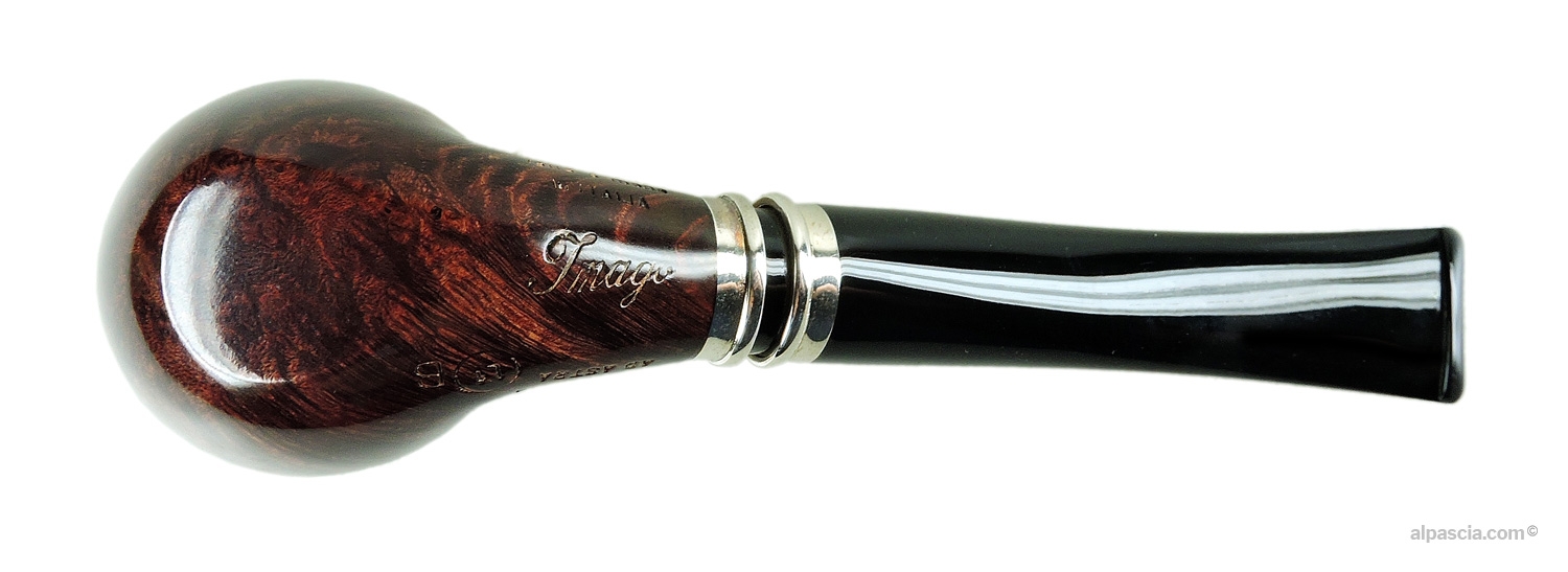 Ser Jacopo Imago L1 B Pipe - Bottom view displaying smooth shank lines and official Imago L1 B stampings