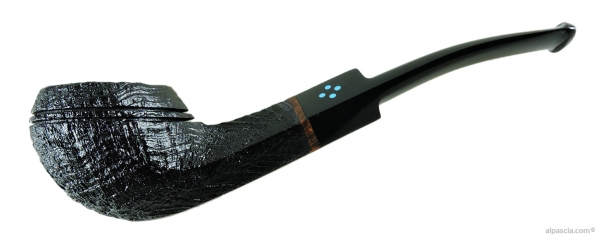 Sasieni 4 Dot Dark Bent Rhodesian Pipe