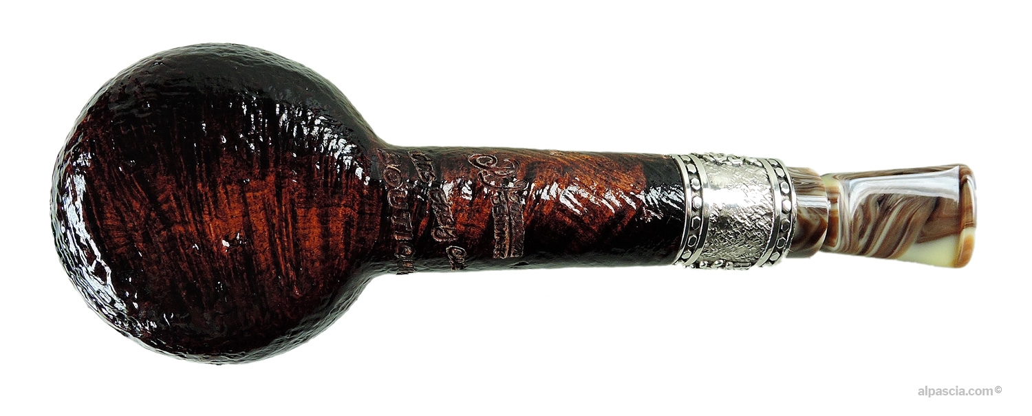 Peder Jeppesen Ida Boutique Gr 4 Pipe - Bottom view displaying long shank underside and official Ida Boutique stampings