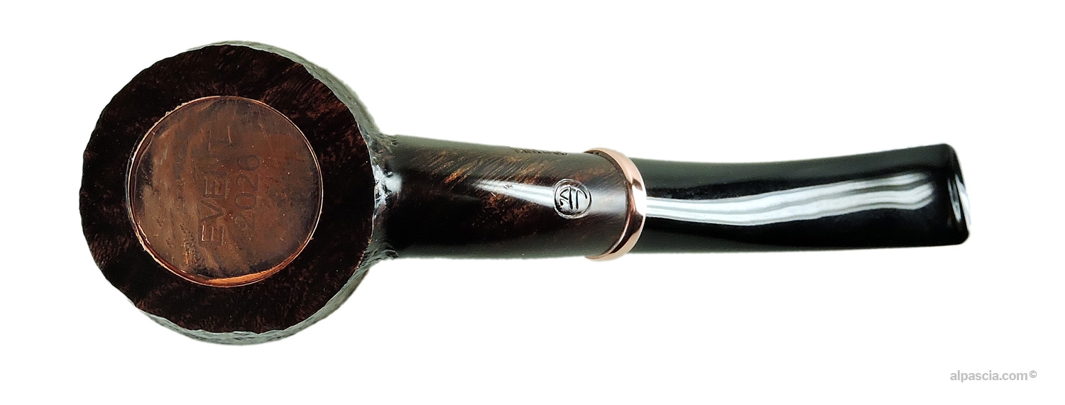 Caminetto Event 2026 Pipe - Bottom view of shank displaying official Caminetto Event 2026 stampings
