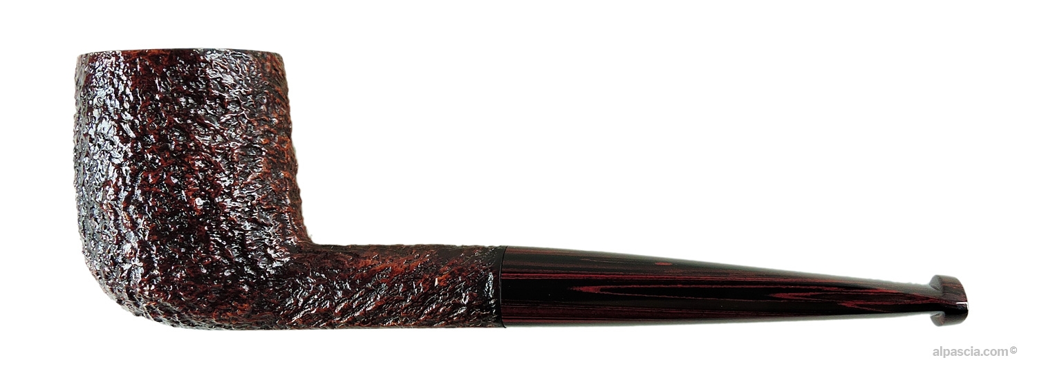 Dunhill Cumberland 4103 Billiard Pipe - Straight semi-sandblasted profile with smooth rim and cumberland stem